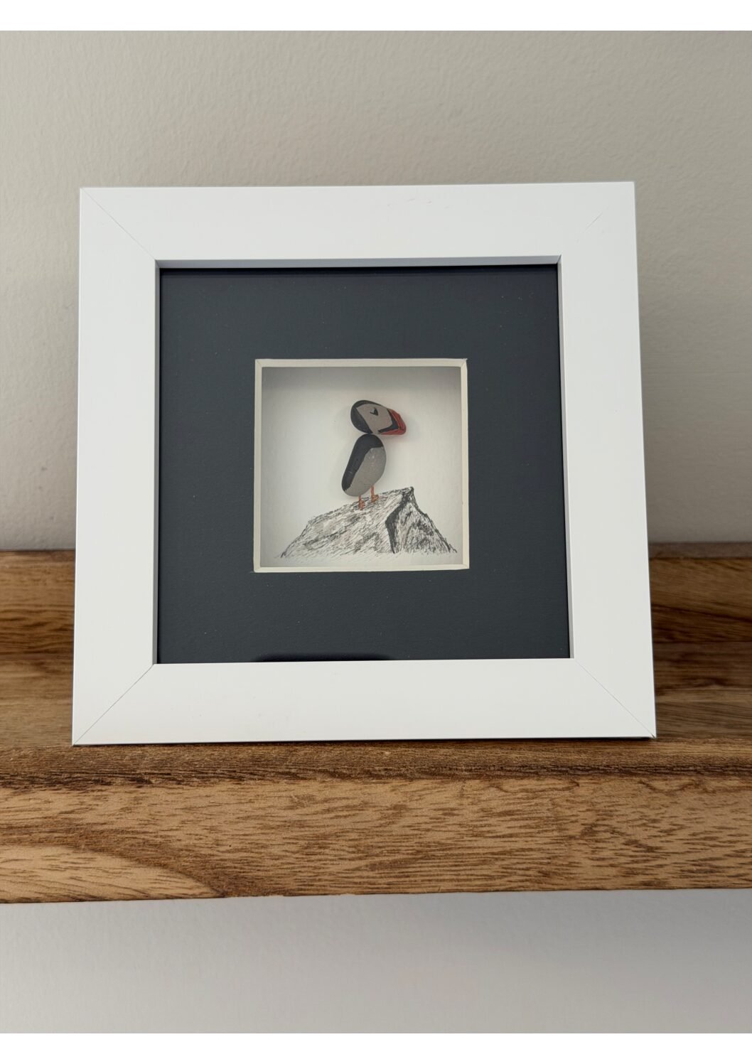 4x4" Seaglass Puffin picture